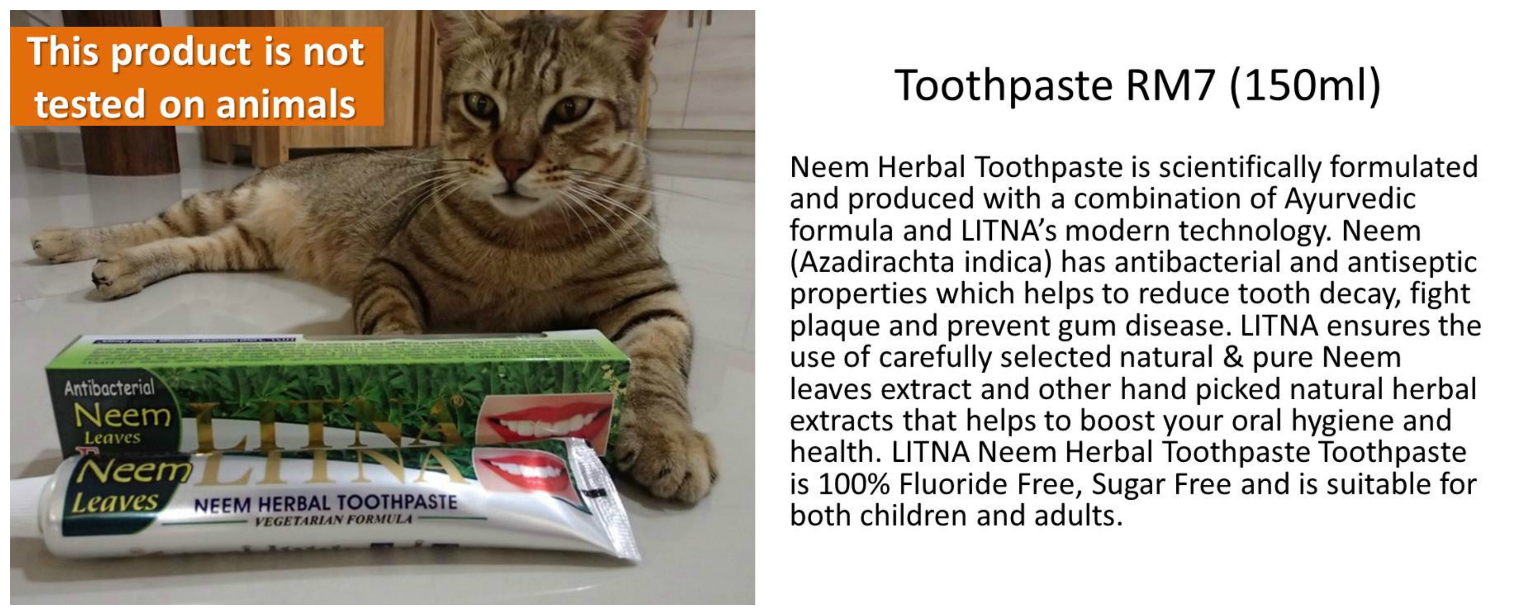 2 LITNA toothpaste