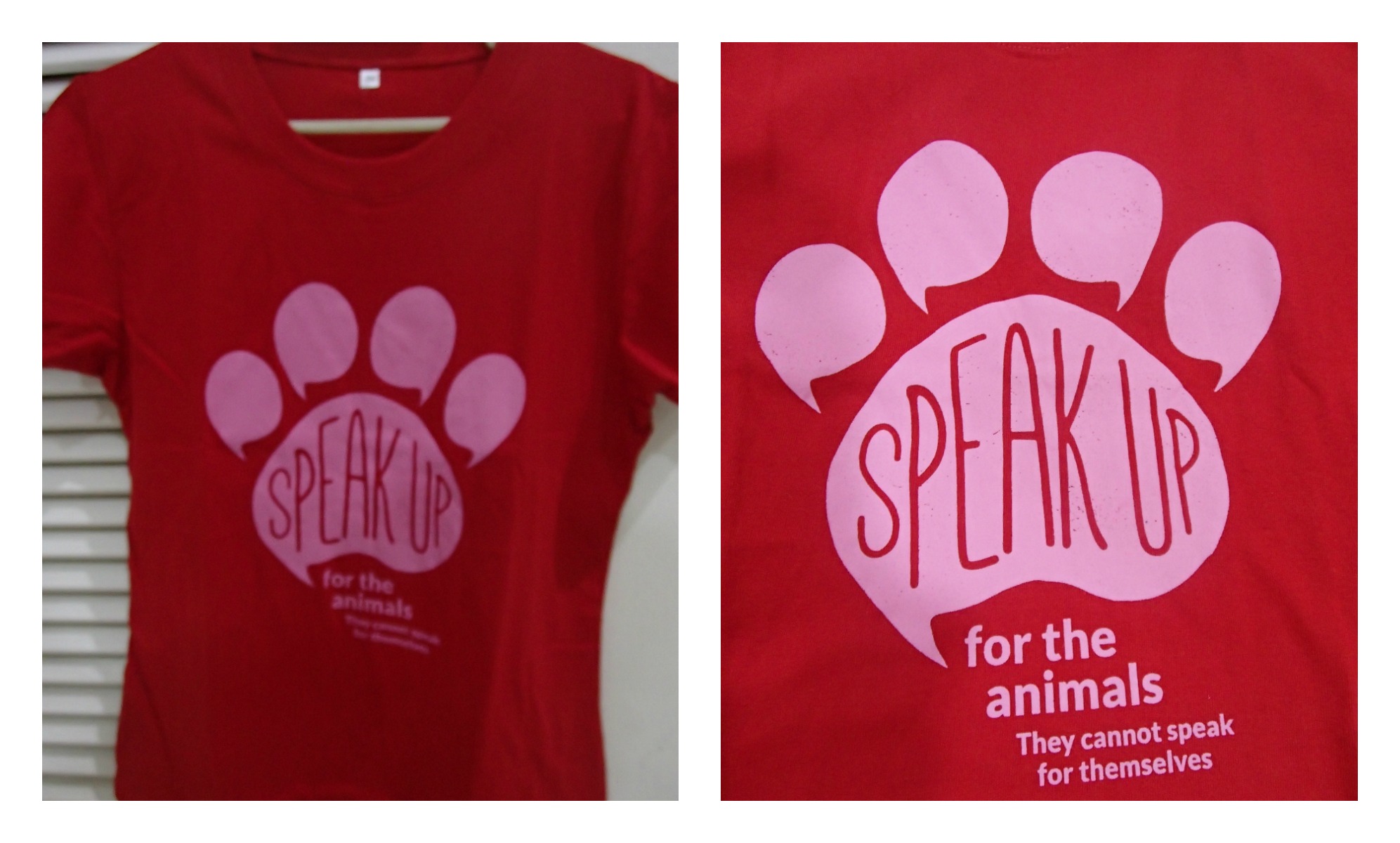 Speak Up Pink Red