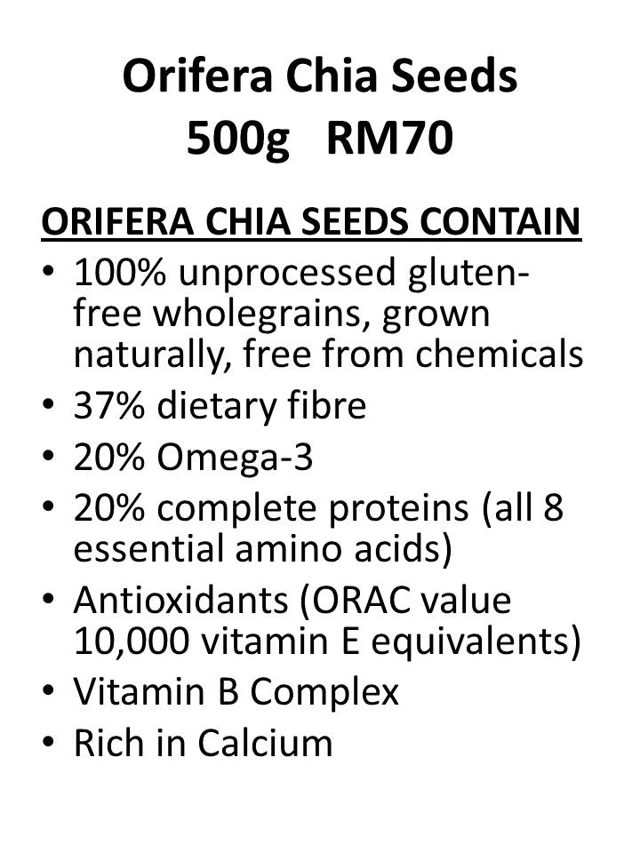 Orifera Chia Seeds