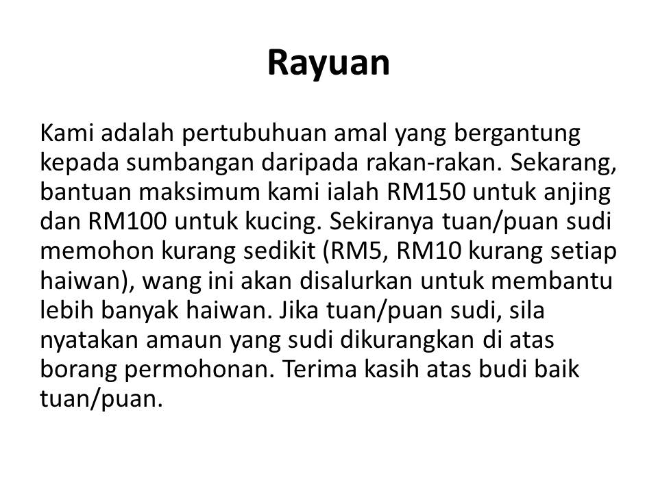 5 Rayuan