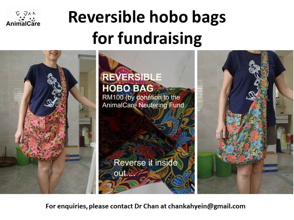 Reversible hobo bags